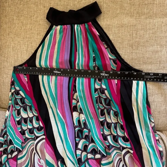 M Heart M Sleeveless Pleated Fully Lined Dress Size Large Like New - Picture 7 of 8